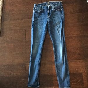 Lightly worn jeans! Size 26, 7 for all Mankind